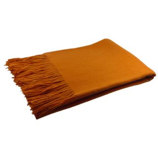 Pur Cashmere Wexler Merino Wool Throw MWT 012 Color Persimmon