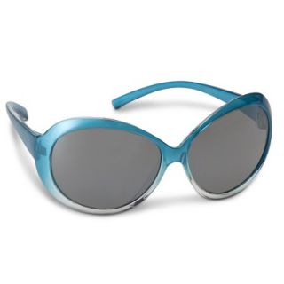Xhilaration Girls Oval Sunglasses   Blue Ombre