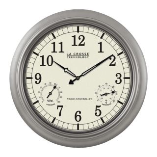 LaCrosse Technology Atomic Wall Clock   18 Inch, Analog, Model WT 3181PL