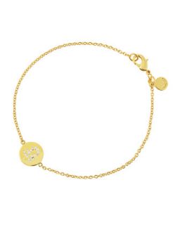 Astrology Shimmer Disc Bracelet, Libra