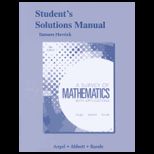 Survey of Mathematics with Applications   Student Solutions Manual