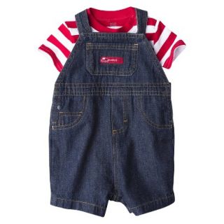 Just One YouMade by Carters Boys Shortall and Bodysuit Set   Red/White 24 M