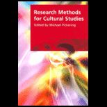Reasearch Methods in Cultural Studies