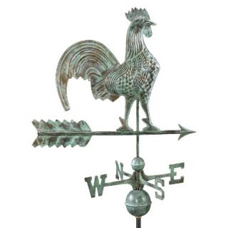 Good Directions 25 Rooster Weathervane   Blue Verde Copper