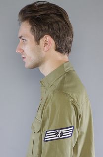 10 Deep The Flight School Buttondown Shirt in Army
