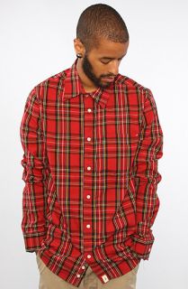 Altamont The Latch Key Buttondown Shirt in Red
