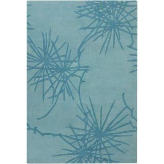 Chandra Counterfeit Blue 7 ft. 9 in. x 10 ft. 6 in. Indoor Area Rug COU18215 79106