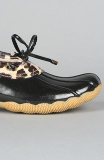 Sperry Top Sider The Cormorant Duck Boot in Black and Leopard