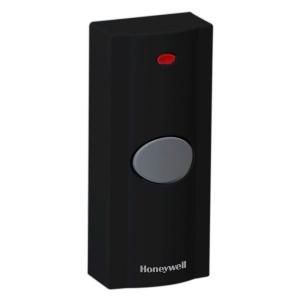 Honeywell Add on / Replacement Wireless Door Chime Push Button, Black, Compatible w/Honeywell 200 Series Chimes RPWL201A
