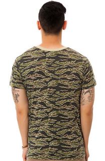 Obey Pocket Tee The Camo in Heather Grey