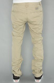 LRG The Core Collection Chino Slim Straight Pants in British Khaki