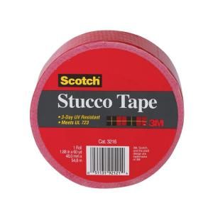 Scotch 1.88 in. x 60 yds. Contractors Stucco Tape 3216 A