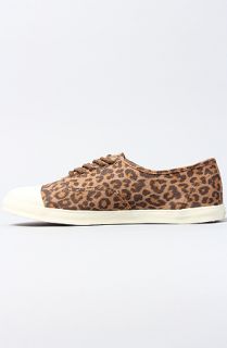 Vans Footwear The Authentic Lo Pro TC Sneaker in Leopard Suede and Marshmallow