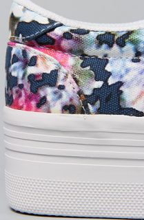 Jeffrey Campbell The Zomg Sneaker in Blue Floral