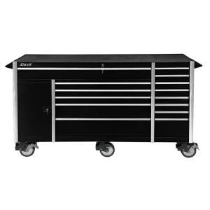 Excel 72 in. Roller Cabinet in Black TB7207 X