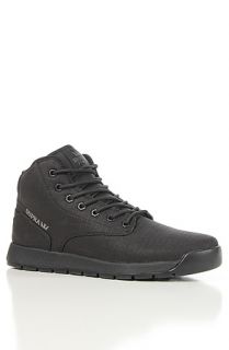Supra Shoes Backwood Sneaker in Black and Grey
