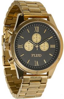Flud Watches Watch The Order in Gold & Black