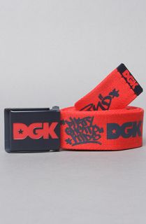 DGK The Classic 2 Scout Belt in Red Navy