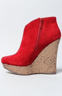 *Sole Boutique The Cane Shoe in Red Velvet