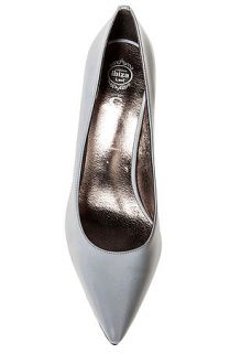 Jeffrey Campbell Shoe Dulce Shoe in Reflective Grey