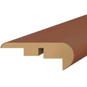 Shaw Cherry 3/4 in. Thick x 2.13 in. Wide x 94 in. Length Laminate Stair Nose Molding HD32800810