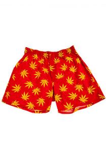HUF Boxers Plantlife in Red and Yellow