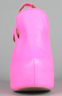 Jeffrey Campbell The Darian Shoe in Neon Pink