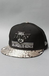 Menaud Sportswear The Los Angeles Kings Snakeskin Snapback Hat in Black