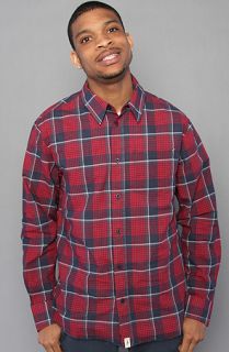 Altamont The Kicker Buttondown Shirt in Red