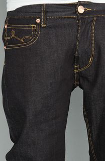 LRG The Core Collection Slim Straight Jeans in Raw Indigo