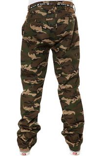 DGK Pants Working Man 3 Chino in Woodland Camo