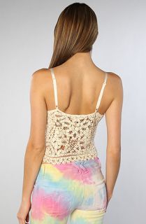 Free People The Beaded and Studded Battenburg Cami