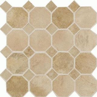 Daltile Aspen Lodge Morning Breeze 12 in.x12 in.x6mm Porcelain Octagon Mosaic Floor and WallTile(7.74 sq. ft./case) DISCONTINUED AL603OCTMS1P