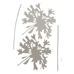 Living 19.7 in. x 27.6 in. Silhouette Wall Decal LV19006