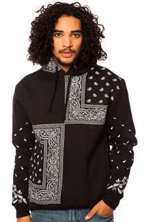 LATHC Sweatshirt Bandana Squares Hoody in Black