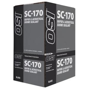 OSI SC 170 28 fl. oz. Black Vapor and Acoustical Sound Sealant (12 Pack) 1305812
