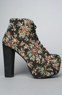 Jeffrey Campbell The Lita Shoe in Black Tapestry