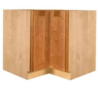 Home Decorators Collection Assembled 33x34.5x24 in. Easy Reach Corner Cabinet in Hargrove Cinnamon EZR33L HCN