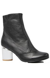 Jeffrey Campbell Boots Clear Heel in Black