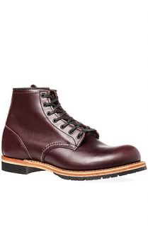 Red Wing Shoes Beckman 6 Inch Round Boot in Black Cherry Featherstone Burgandy