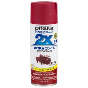 Rust Oleum Painters Touch 2X 12 oz. Satin Colonial Red General Purpose Spray Paint 249082
