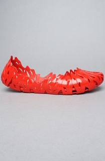 Melissa Shoes The Melissa Campana Costela De Adao Shoe in Red