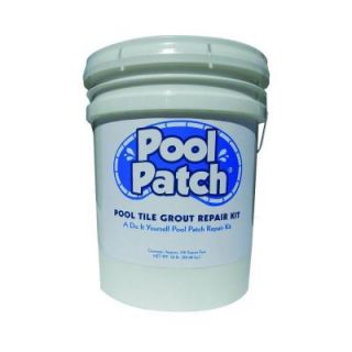 Pool Patch 50 lb. White Pool Tile Grout Repair Kit PTGRW50