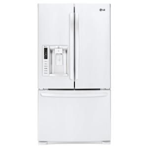 LG Electronics 27.6 cu. ft. 3 Door French Door Refrigerator in Smooth White LFX28968SW