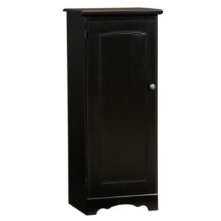 New Visions by Lane Manor Hill Embossed Door Black Storage Pantry DISCONTINUED 138 041