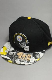 123STRAPBACKS Pittsburgh Steelers Bubby Brister Caricature Snapback HatBlack
