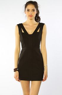 Finders Keepers The One Track Mind Body Dress in Black