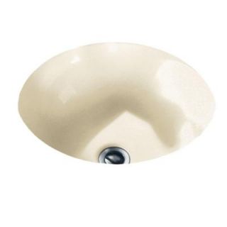 American Standard Orbit Undermount Bathroom Sink in Linen 0630.000.222