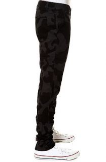 Elwood The Econ Straight Fit Chino Pants in Black Two Tone