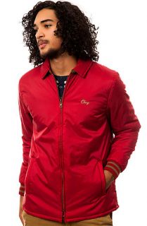 Obey Jacket Sideline in Burgundy